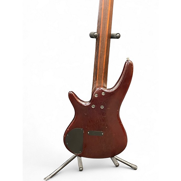 Used Ibanez SR505 5 String Brown Electric Bass Guitar