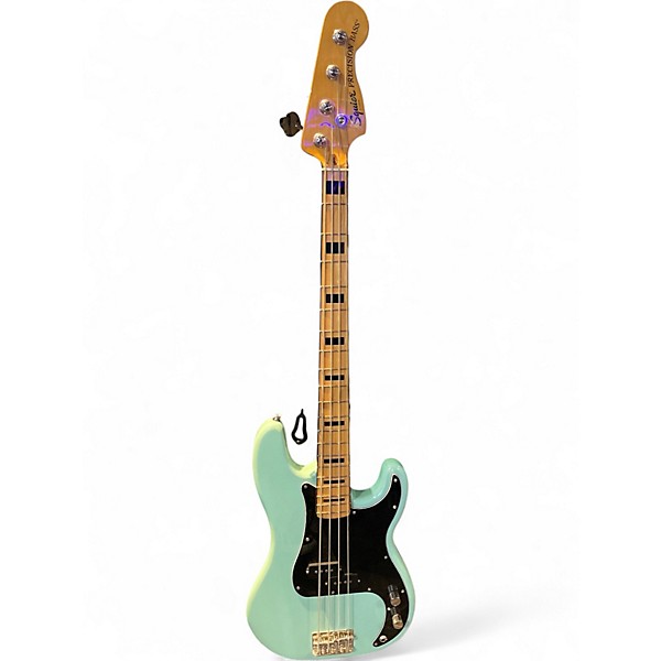 Used Squier Classic Vibe 70s Precision Bass Surf Green Electric Bass Guitar