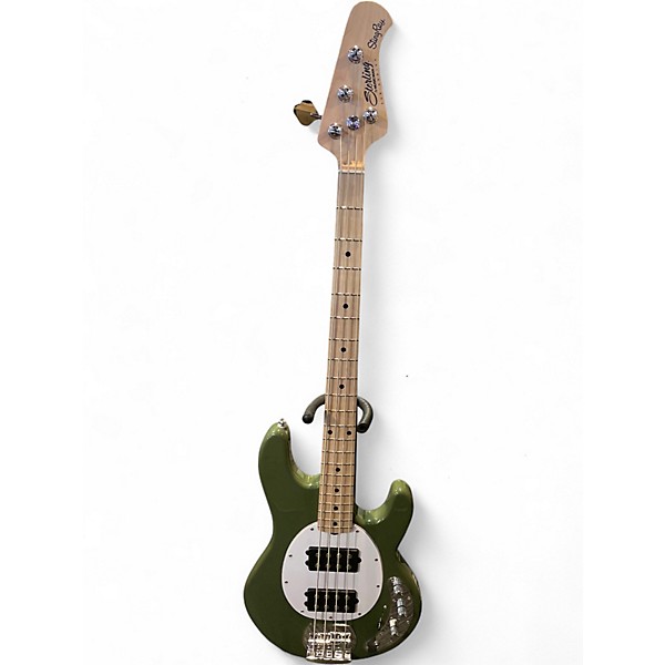 Used Sterling by Music Man Ray4HH Royal Olive Electric Bass Guitar
