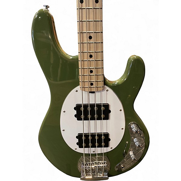 Used Sterling by Music Man Ray4HH Royal Olive Electric Bass Guitar