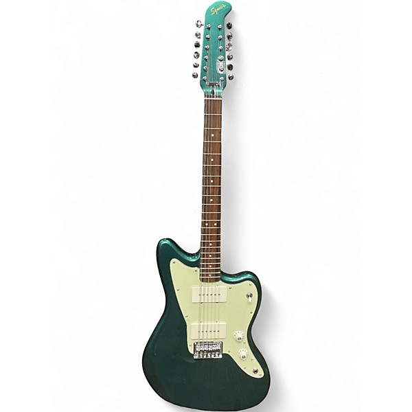 Used Squier PARANORMAL JAZZMASTER XII Sherwood Green Solid Body Electric Guitar