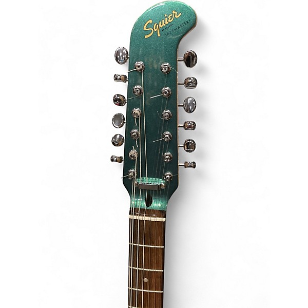 Used Squier PARANORMAL JAZZMASTER XII Sherwood Green Solid Body Electric Guitar