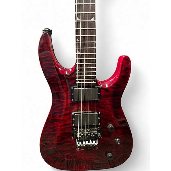 Used Jackson SLATXMGQ Trans Red Solid Body Electric Guitar