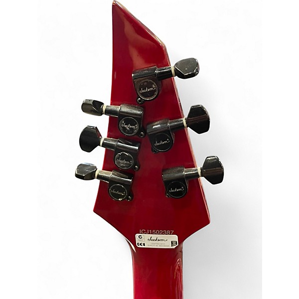 Used Jackson SLATXMGQ Trans Red Solid Body Electric Guitar