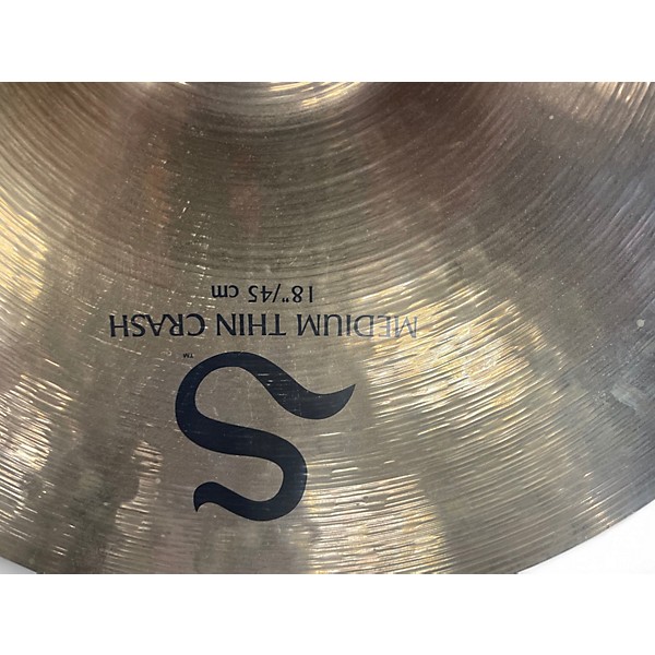 Used Zildjian 18in S Family Medium Thin Crash Cymbal