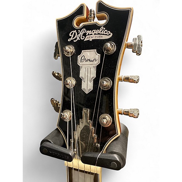 Used D'Angelico Premier Series DC Iced Tea Hollow Body Electric Guitar