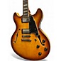 Used D'Angelico Premier Series DC Iced Tea Hollow Body Electric Guitar