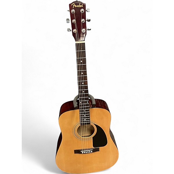 Used Fender FA100 Natural Acoustic Guitar