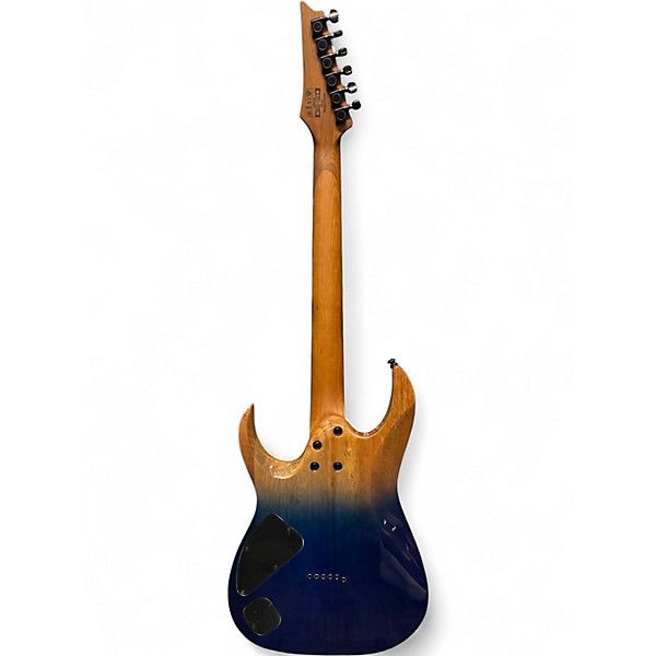 Used Ibanez RGA42HPQM Blue Solid Body Electric Guitar