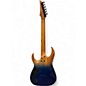 Used Ibanez RGA42HPQM Blue Solid Body Electric Guitar
