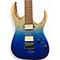 Used Ibanez RGA42HPQM Blue Solid Body Electric Guitar