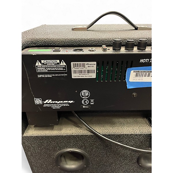 Used Ampeg BA115 100W 1x15 Bass Combo Amp