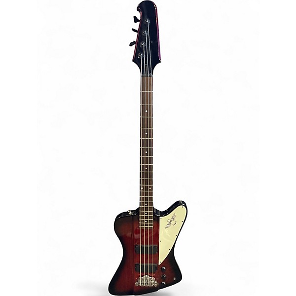Used Epiphone Thunderbird IV Bolt On 2 Tone Sunburst Electric Bass Guitar