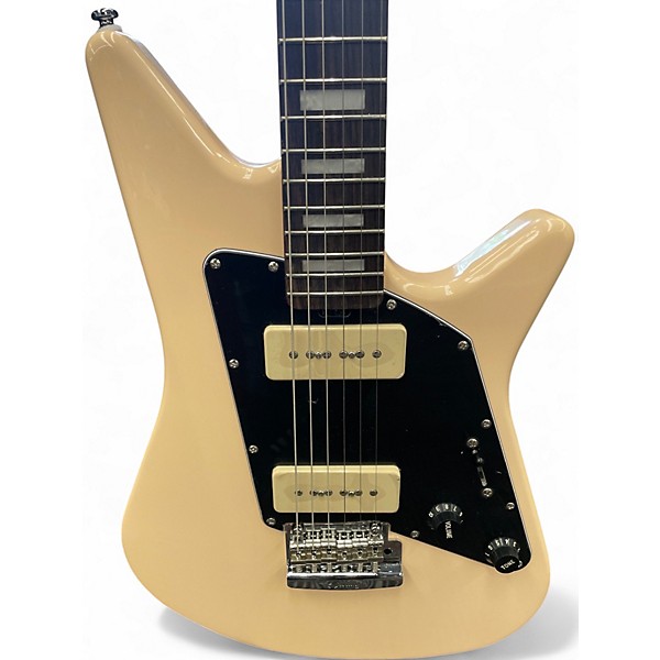 Used Sterling by Music Man Albert Lee al40p Cream Solid Body Electric Guitar