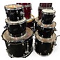 Used Ludwig 6 Piece Rocker Elite Black Drum Kit thumbnail