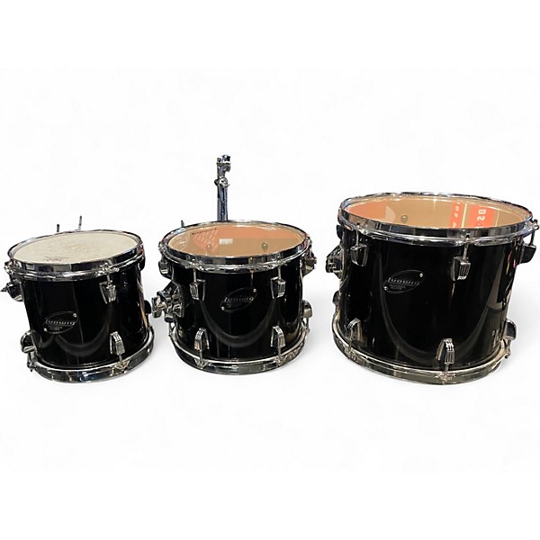 Used Ludwig 6 Piece Rocker Elite Black Drum Kit