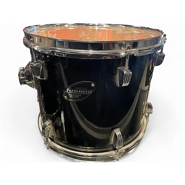 Used Ludwig 6 Piece Rocker Elite Black Drum Kit