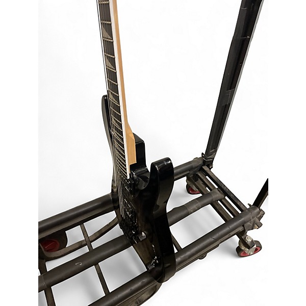 Used Jackson JS32 Dinky Trans Black Solid Body Electric Guitar