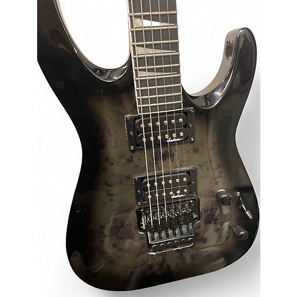 Used Jackson JS32 Dinky Trans Black Solid Body Electric Guitar