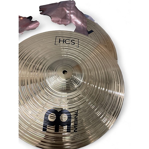 Used MEINL 14in HCS Hi Hat Pair Cymbal