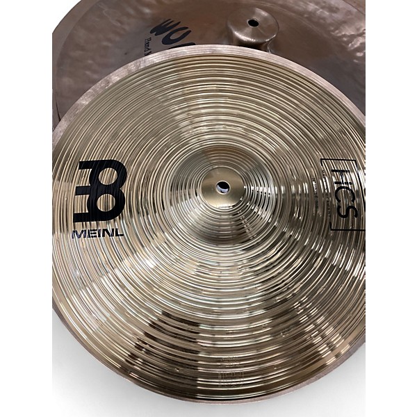 Used MEINL 14in HCS Hi Hat Pair Cymbal