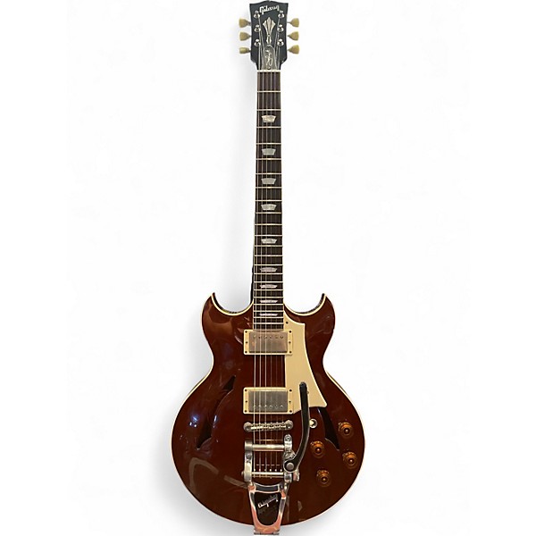Used Gibson Johnny A Standard Trans Brown Hollow Body Electric Guitar