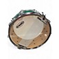 Used Trick 5.5X14 MAPLE SNARE Green Drum