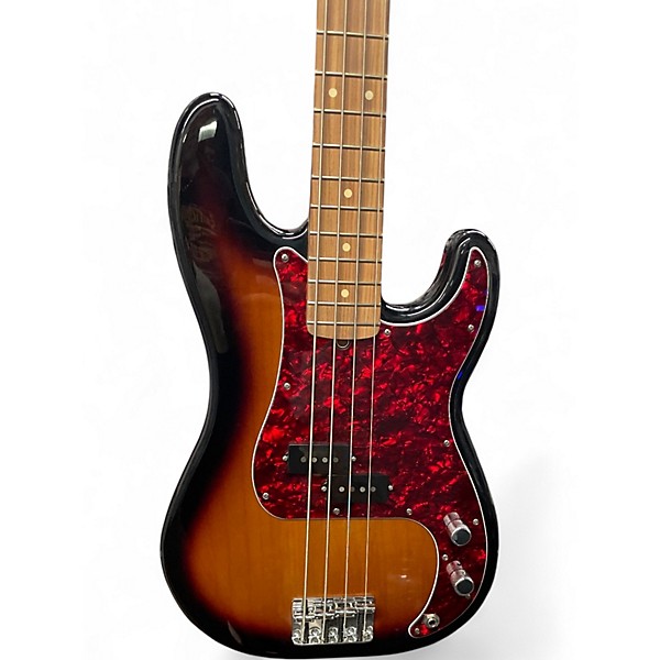 Used Fender Player Precision Bass 3 Color Sunburst Electric Bass Guitar