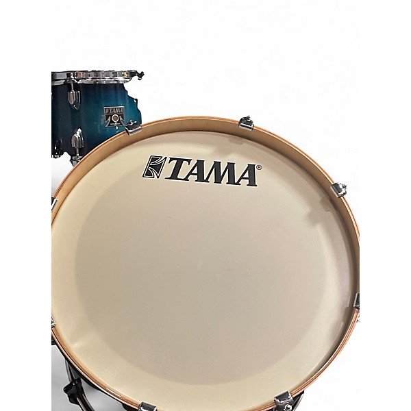 Used TAMA 5 Piece Superstar Coastal Drift Green Drum Kit