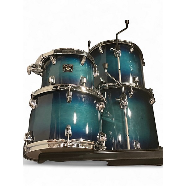 Used TAMA 5 Piece Superstar Coastal Drift Green Drum Kit