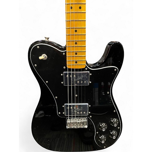 Used Fender American Vintage II '75 Telecaster Deluxe Black Solid Body Electric Guitar