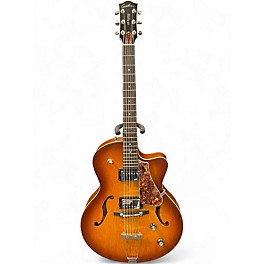 Used Godin 5th Avenue Kingpin II 2 Tone Sunburst Hollow Body Electric Guitar