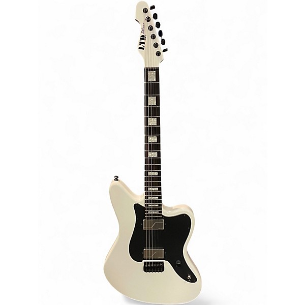Used ESP LTD Deluxe XJ-2 Snow White Solid Body Electric Guitar