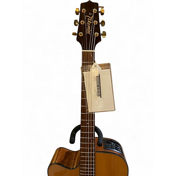 Used Takamine EG340CLH Natural Acoustic Electric Guitar