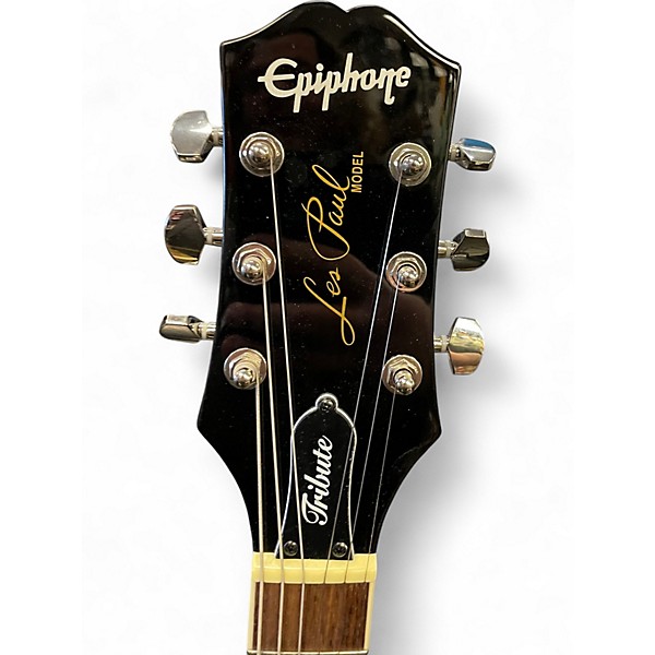 Used Epiphone LES PAUL TRIBUTE Vintage Sunburst Solid Body Electric Guitar