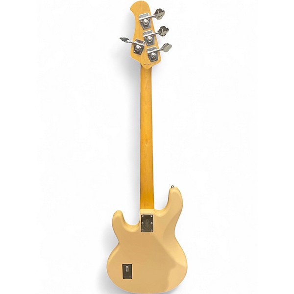 Used Sterling by Music Man Sub 4 Cream Electric Bass Guitar
