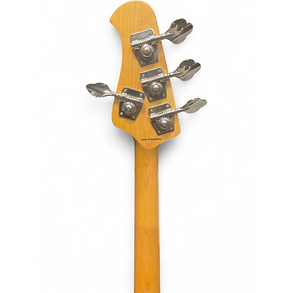 Used Sterling by Music Man Sub 4 Cream Electric Bass Guitar