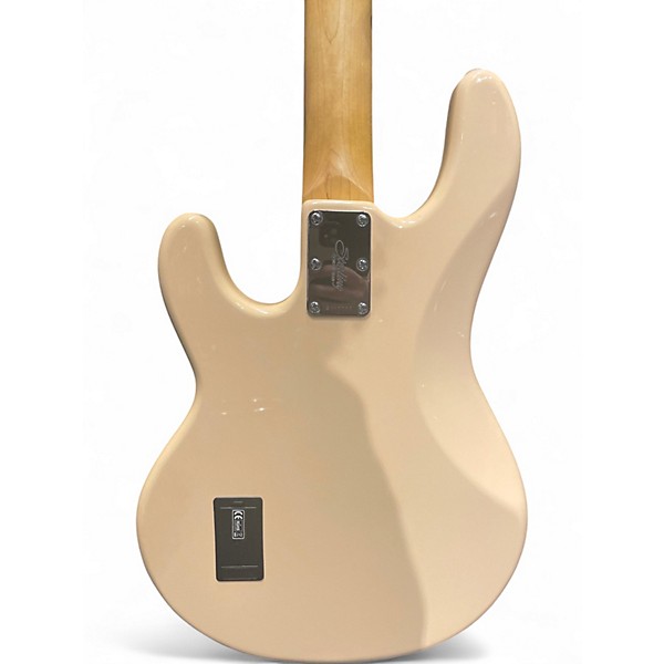Used Sterling by Music Man Sub 4 Cream Electric Bass Guitar