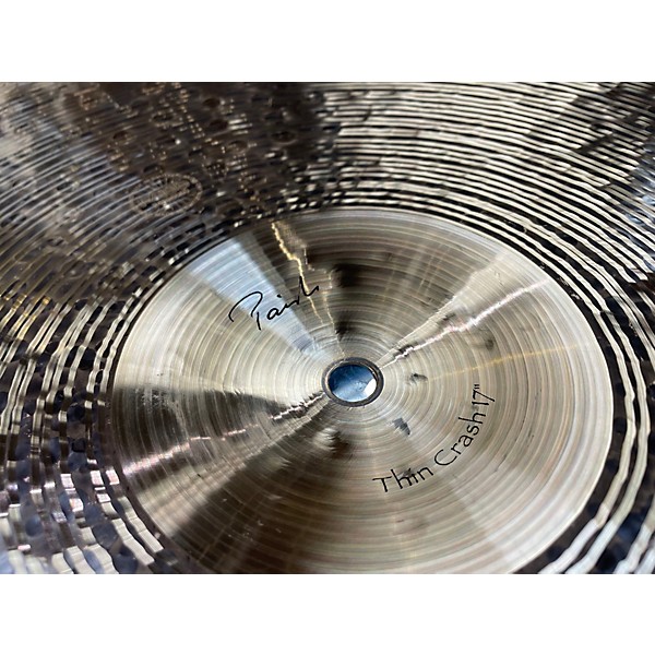 Used Paiste 17in Signature Traditional Thin Crash Cymbal