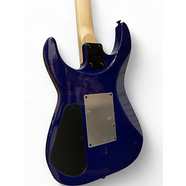 Used Jackson JS34Q Dinky Trans Blue Solid Body Electric Guitar