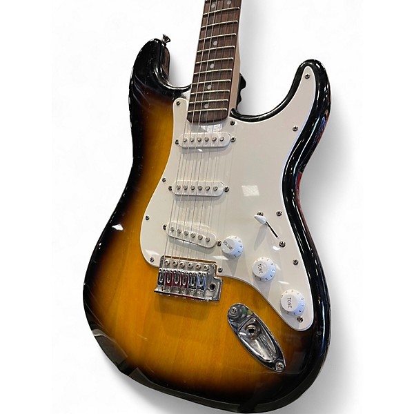Used Squier Affinity Series Starcaster Brown Sunburst Hollow Body Electric Guitar