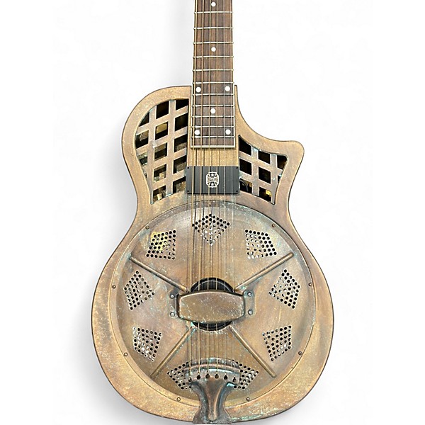 Used Republic Highway 61 Classic Copper Resonator Guitar