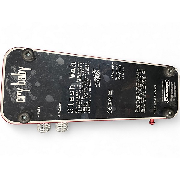 Used Dunlop SC95 Slash Signature Crybaby Classic Wah Effect Pedal