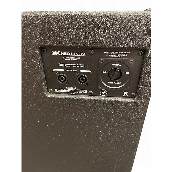 Used Gallien-Krueger neo 115-IV Bass Cabinet