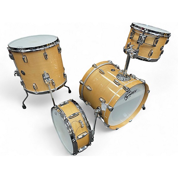 Used Gretsch Drums 4 Piece Renown Antique Natural Drum Kit