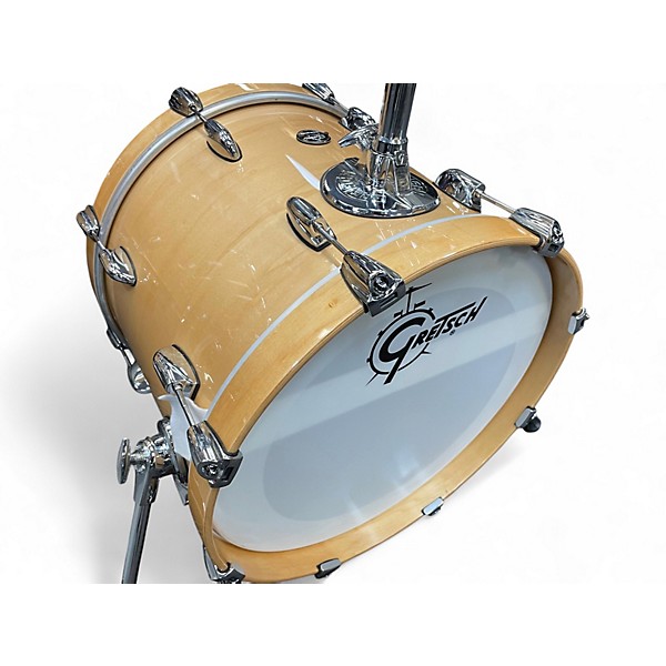 Used Gretsch Drums 4 Piece Renown Antique Natural Drum Kit
