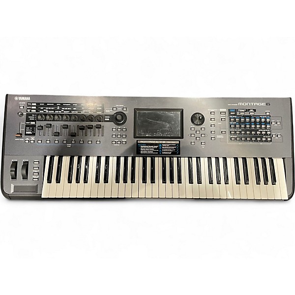 Used Yamaha Montage 6 61 Key Keyboard Workstation