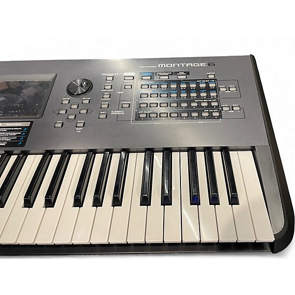 Used Yamaha Montage 6 61 Key Keyboard Workstation