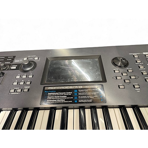 Used Yamaha Montage 6 61 Key Keyboard Workstation