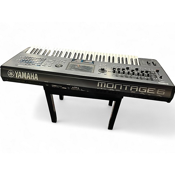 Used Yamaha Montage 6 61 Key Keyboard Workstation